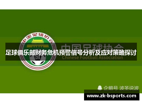 足球俱乐部财务危机预警信号分析及应对策略探讨 足球俱乐部财务危机预警信号分析及应对策略探讨